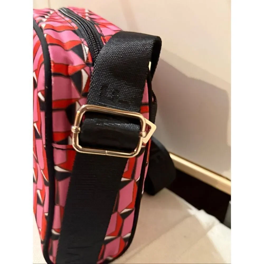 Diane Von Furstenberg DVF x Target Women's Geo Crossbody Camera Bag Pink M NWT